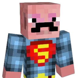 Suppedrengen Minecraft avatar bust