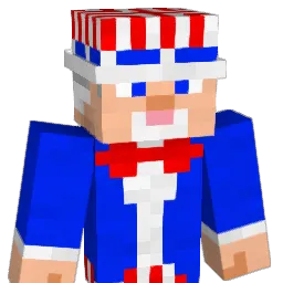 SupportOurTroops Minecraft avatar bust