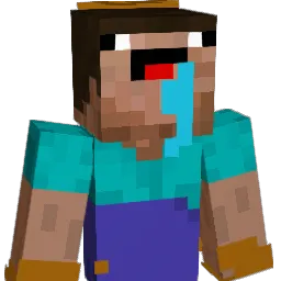 Sutartded Minecraft avatar bust