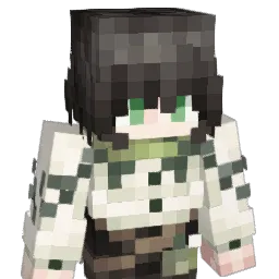 Suzukobell Minecraft avatar bust