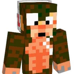SwagChimp Minecraft avatar bust