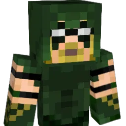Swimmerguy Minecraft avatar bust