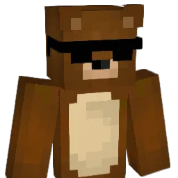 Swooped Minecraft avatar bust