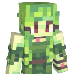 Sylkerei Minecraft avatar bust