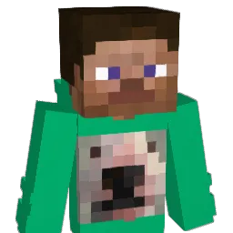 Syzrp Minecraft avatar bust
