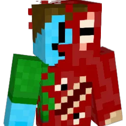 THE1KBlue Minecraft avatar bust