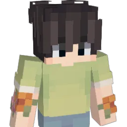 TUB0MI Minecraft avatar bust