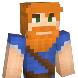 Tazbert Minecraft avatar bust