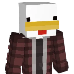 TehChicken Minecraft avatar bust
