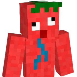 Telepastete Minecraft avatar bust