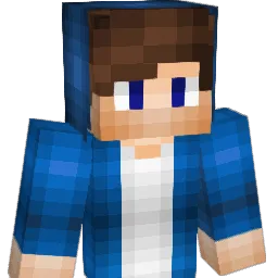 TheBlueCrewTV Minecraft avatar bust