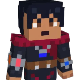 TheLuckyB Minecraft avatar bust