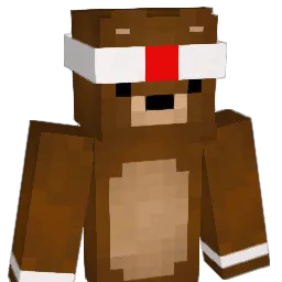 TheLuckyBear Minecraft avatar bust