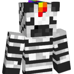 ThePartyZebra's Minecraft skin