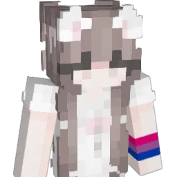 TheRedAxylotl Minecraft avatar bust