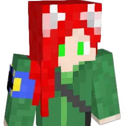 TheWhiteWolfin Minecraft avatar bust