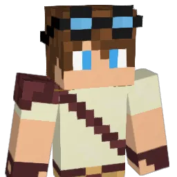 TheWittyPlays Minecraft avatar bust