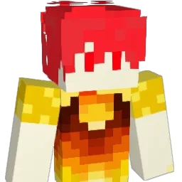 The_Legond_Fire Minecraft avatar bust