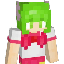 Thumbmolina Minecraft avatar bust