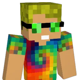 TiDye Minecraft avatar bust