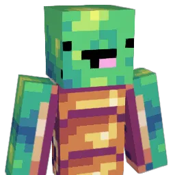 TieDyeTurtles Minecraft avatar bust