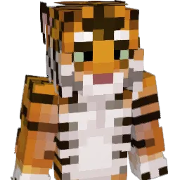 Tigerberg Minecraft avatar bust