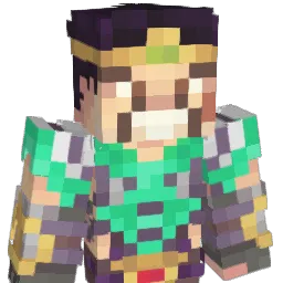 TinyFloW Minecraft avatar bust