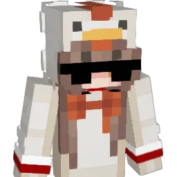Tinyiseating Minecraft avatar bust