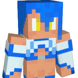 TowaUnabara Minecraft avatar bust