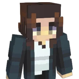 Trainchann Minecraft avatar bust