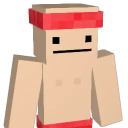 Transgert Minecraft avatar bust