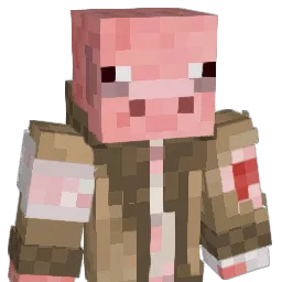 Travelingpig Minecraft avatar bust