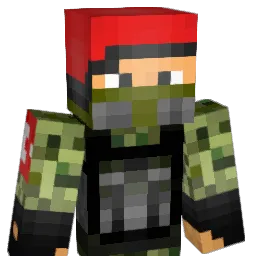 Travenian Minecraft avatar bust