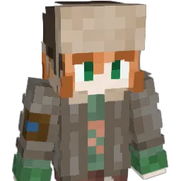 Trispop Minecraft avatar bust