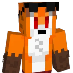 TrottyFox Minecraft avatar bust