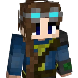 TryBlue Minecraft avatar bust