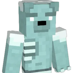 TunaBear Minecraft avatar bust