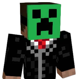Turretboss Minecraft avatar bust