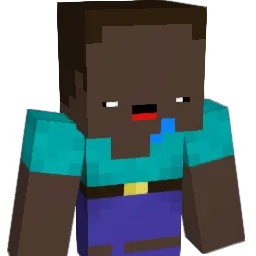 Twearless Minecraft avatar bust