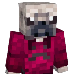 Twitchpug Minecraft avatar bust
