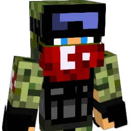 UNKNOWNP0WER Minecraft avatar bust