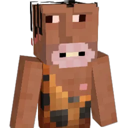 Ulovligt Minecraft avatar bust