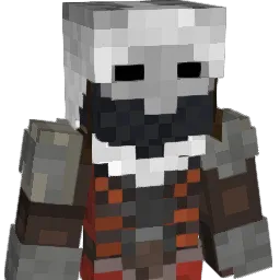 Ulvehunden Minecraft avatar bust
