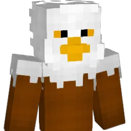 UnAmericanEagle Minecraft avatar bust