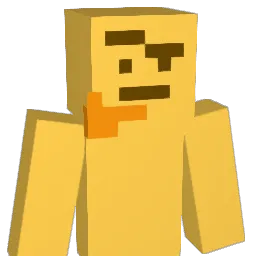 UnRelaxing Minecraft avatar bust