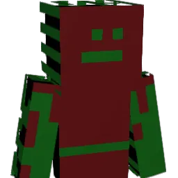 Unbeakable Minecraft avatar bust