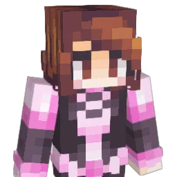 UrarakaOchako Minecraft avatar bust