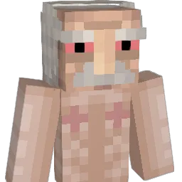 Vacuous Minecraft avatar bust