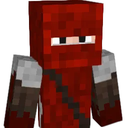 Vectored Minecraft avatar bust