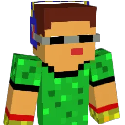 VeganAF Minecraft avatar bust